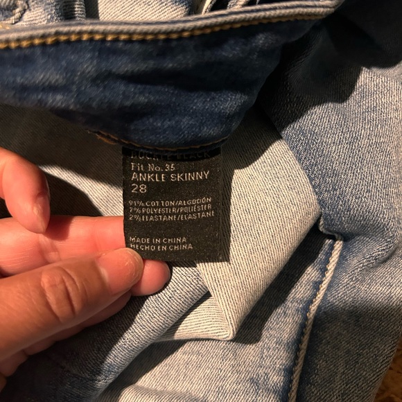 Buckle High Rise Women Jeans - Light Blue - Picture 4 of 4